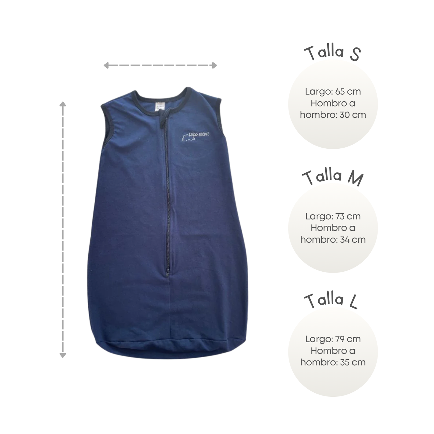 Saquito Sleeper Algodón 3-12 meses