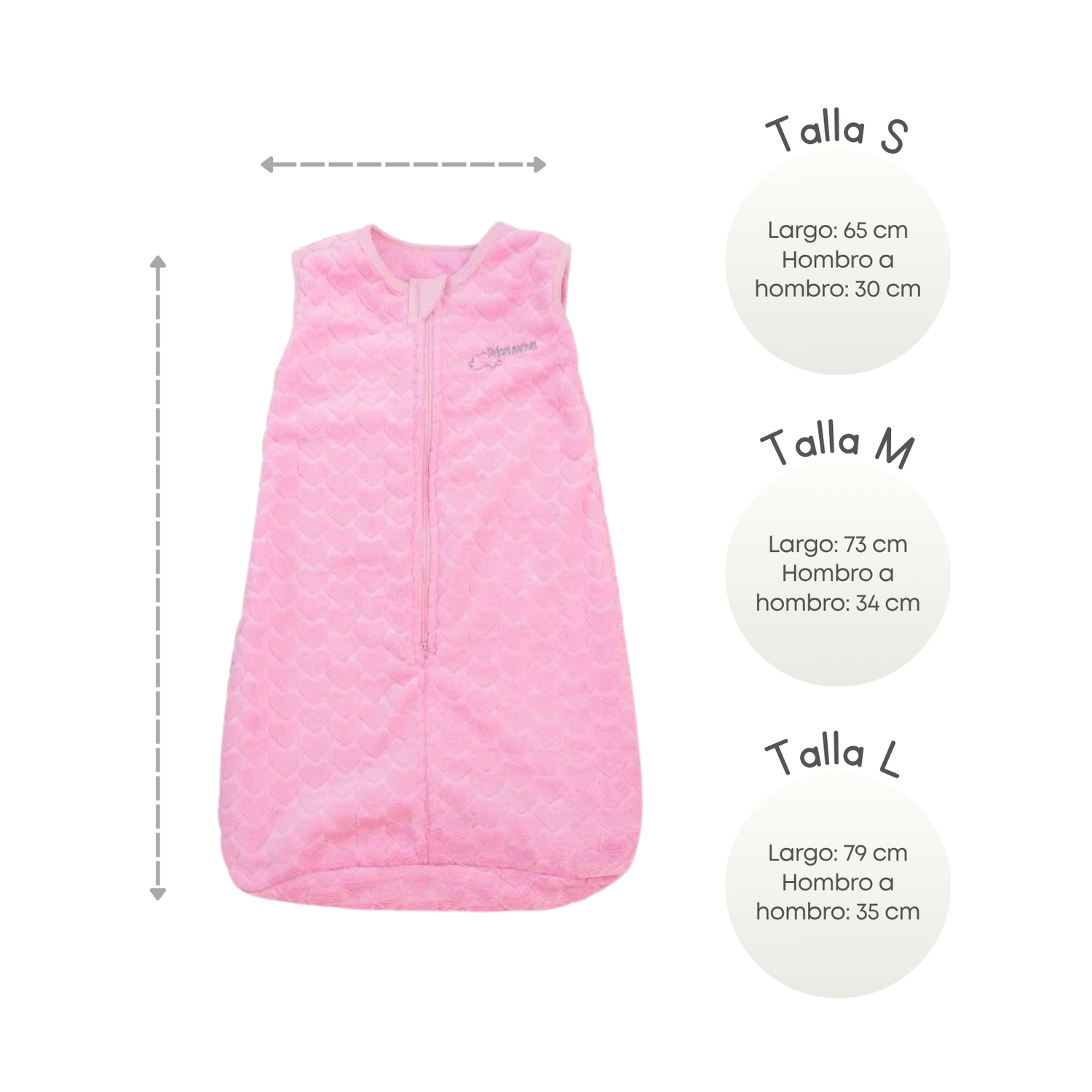 Saquito Swaddle Algodón 0-3 Meses